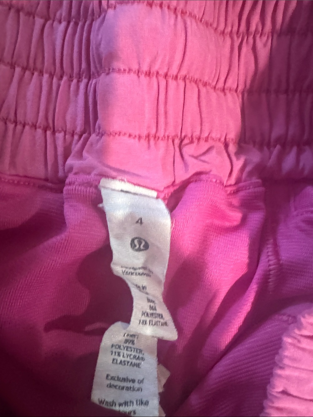 lululemon Shorts - Yellow, Red, Pink, Blue & Green - Picture 2 of 2